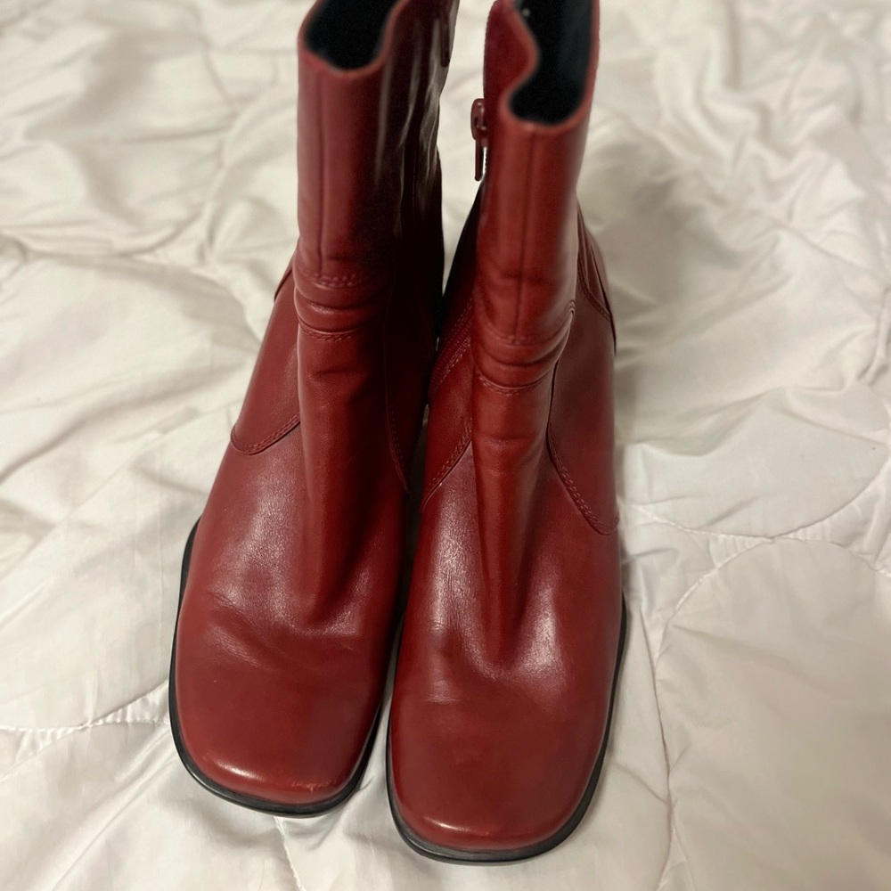 Vintage red boots